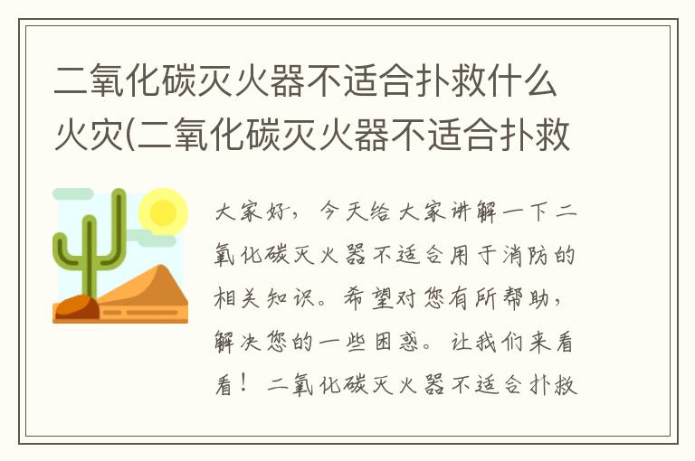 二氧化碳灭火器不适合扑救什么火灾(二氧化碳灭火器不适合扑救精密仪器火灾)